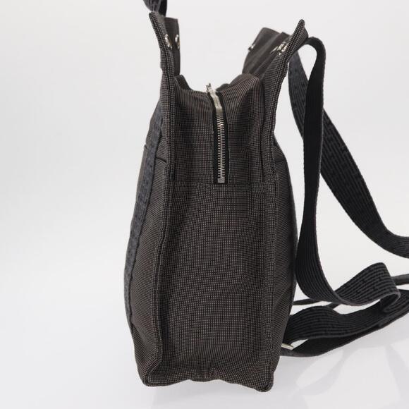 HERMES Her Line A Dos MM Backpack Canvas Gray Silver Auth ka579 main image 16